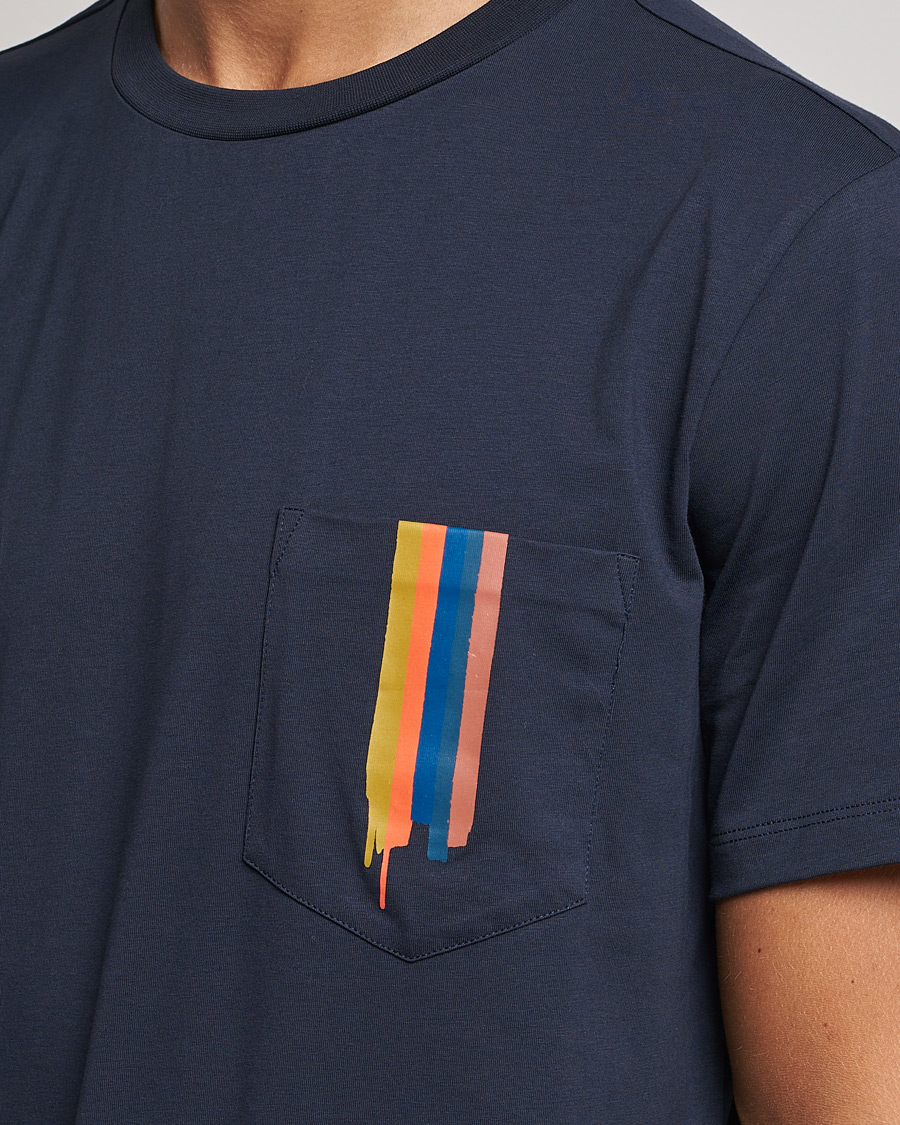 Hombres | Camisetas | Paul Smith | Artist Stripe T-shirt Navy