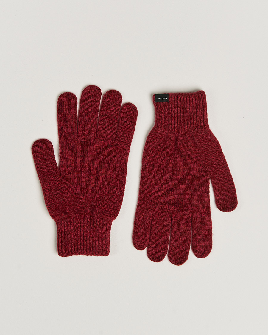 Hombres | Paul Smith Chashmere Glove Red | Paul Smith | Chashmere Glove Red