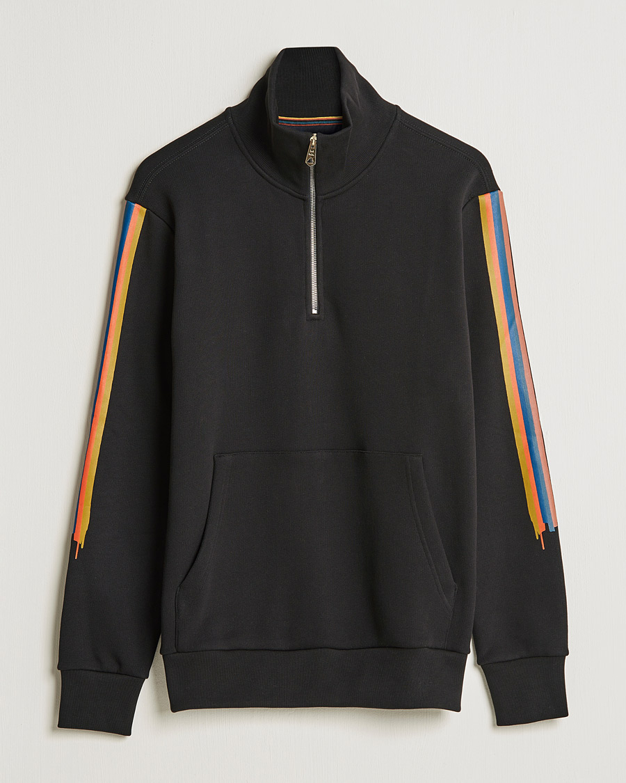 Hombres | Jerséis y prendas de punto | Paul Smith | Half Zip Sweatshirt Black