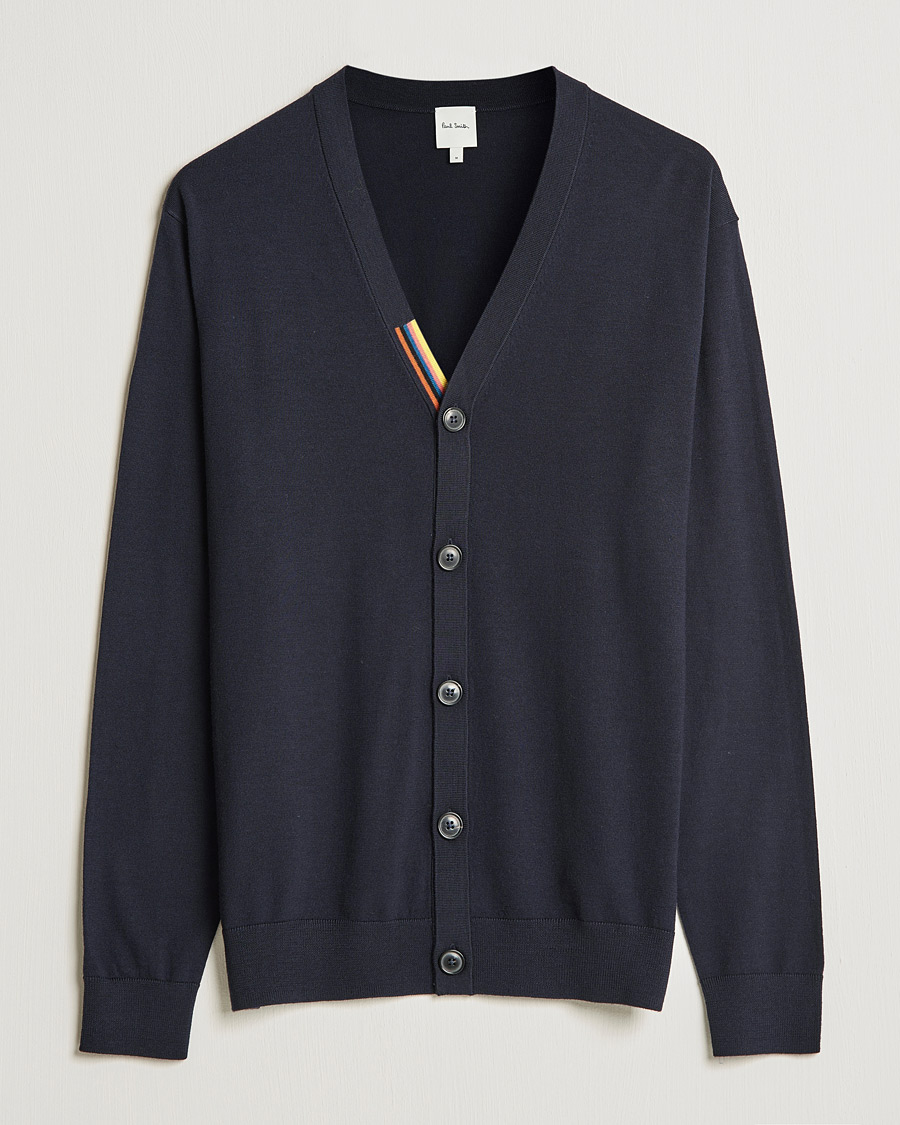 Hombres | Jerséis y prendas de punto | Paul Smith | Knitted Cardigan Navy