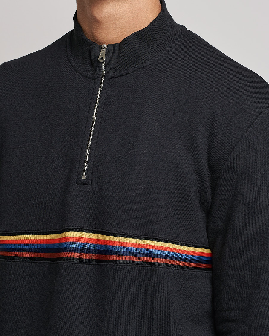 Hombres | Jerséis y prendas de punto | Paul Smith | Half Zip Sweatshirt Black