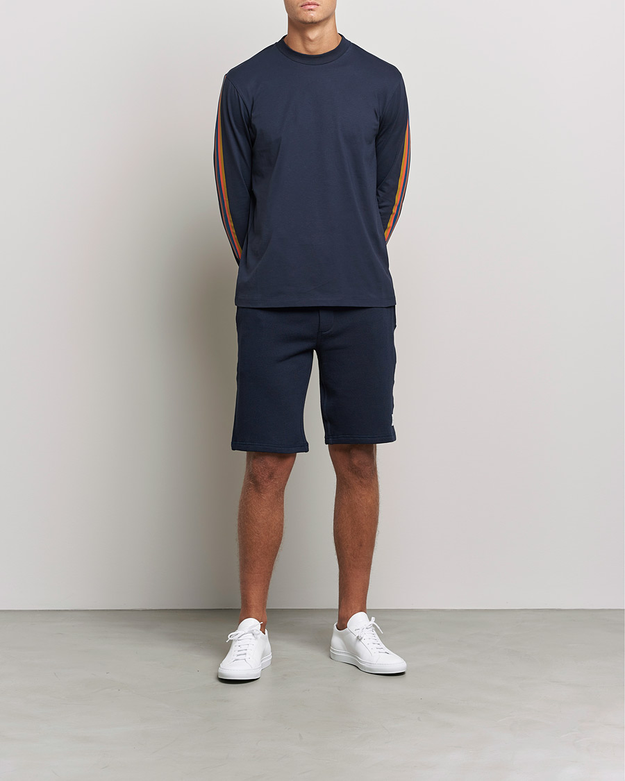 Hombres | Pantalones cortos | Paul Smith | Birght Stripe Sweat Shorts Navy