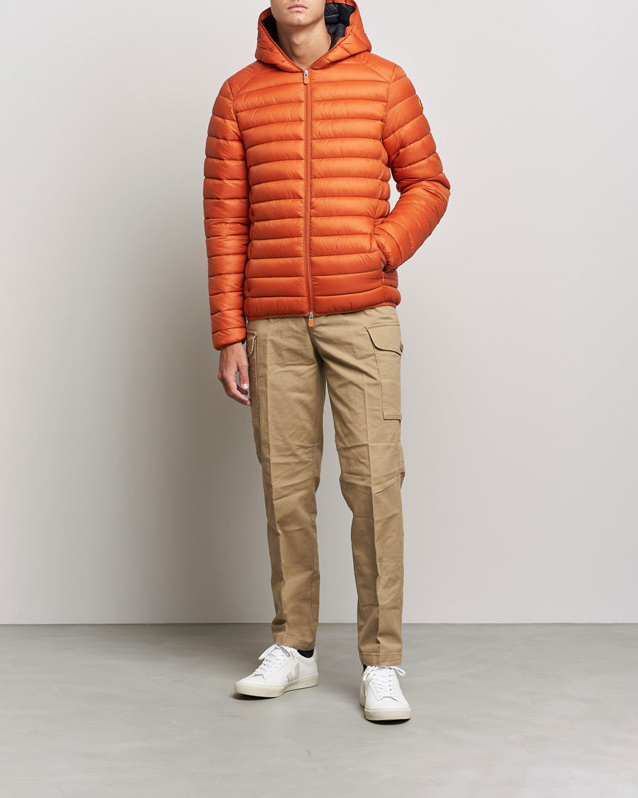 Hombres | Abrigos y chaquetas | Save The Duck | Donald Lightweight Padded Hooded Jacket Ginger Orange S