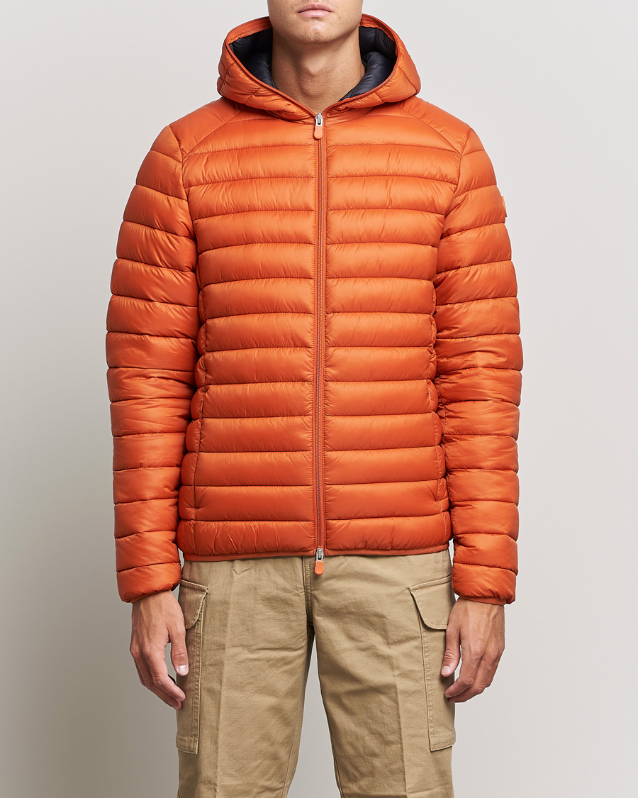Hombres | Abrigos y chaquetas | Save The Duck | Donald Lightweight Padded Hooded Jacket Ginger Orange S
