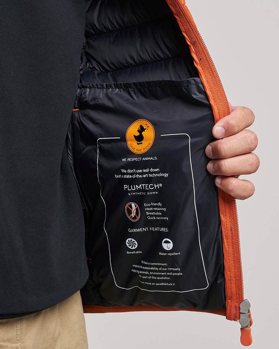 Hombres | Abrigos y chaquetas | Save The Duck | Donald Lightweight Padded Hooded Jacket Ginger Orange S