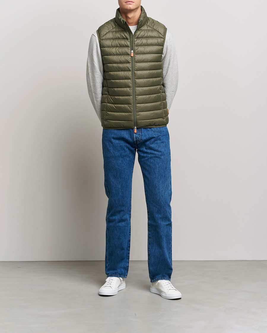 Hombres | Abrigos y chaquetas | Save The Duck | Adam Lightweight Padded Vest Laurel Green