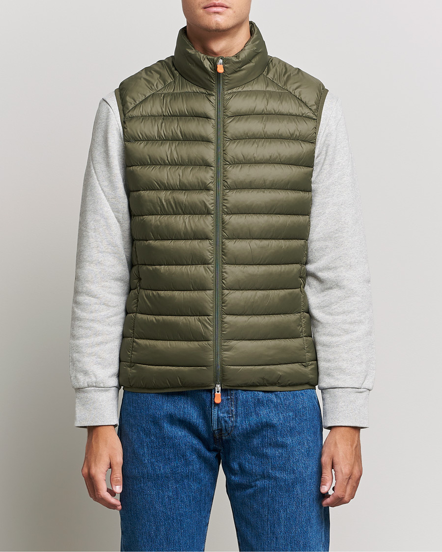 Hombres | Abrigos y chaquetas | Save The Duck | Adam Lightweight Padded Vest Laurel Green