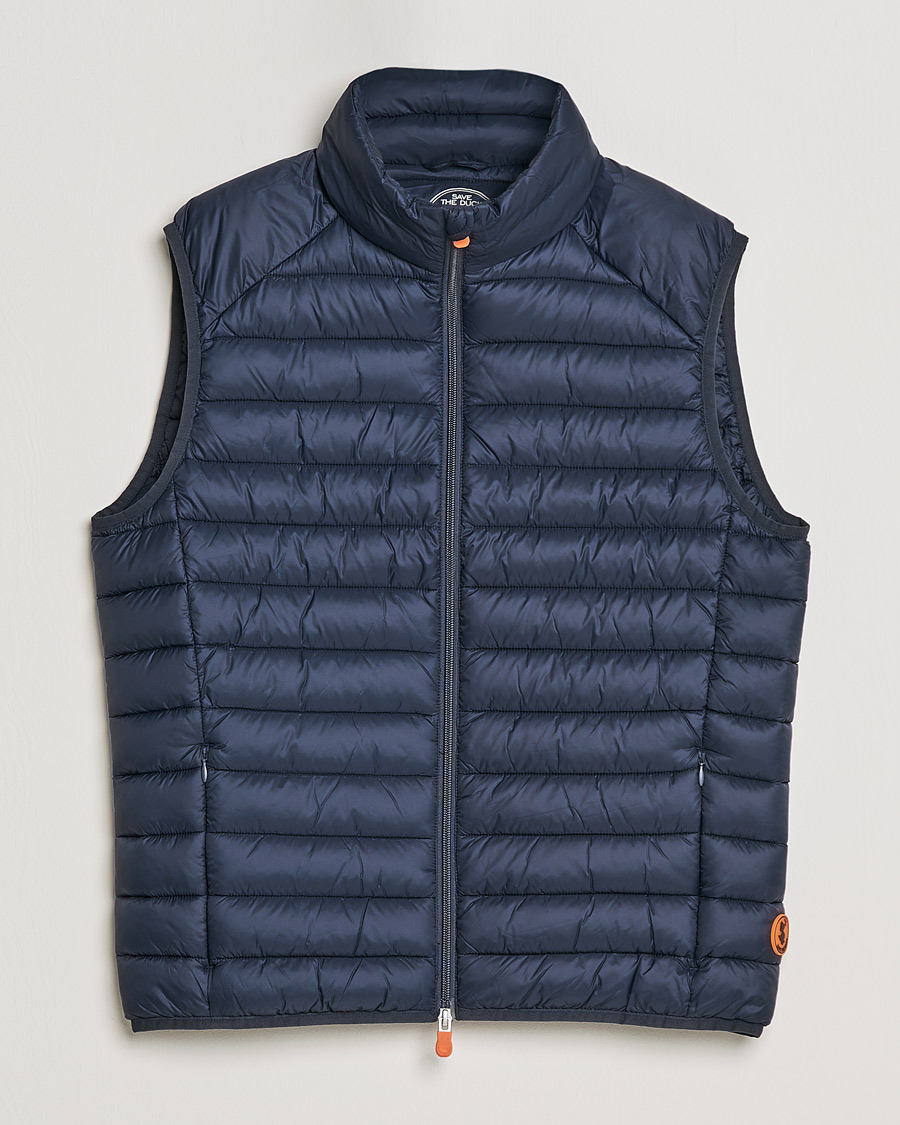 Hombres | Chalecos | Save The Duck | Adam Lightweight Padded Vest Blue Black