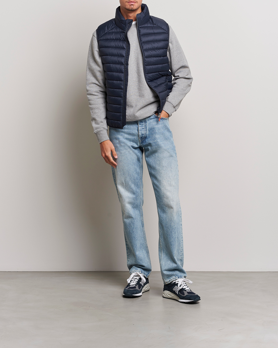 Hombres | Chalecos | Save The Duck | Adam Lightweight Padded Vest Blue Black