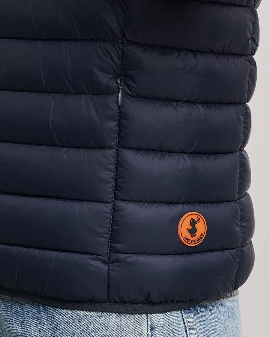 Hombres | Chalecos | Save The Duck | Adam Lightweight Padded Vest Blue Black