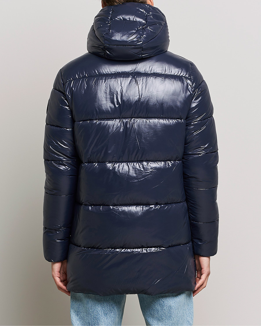 Hombres | Abrigos y chaquetas | Save The Duck | Christian Long Padded Puffer Jacket Blue Black
