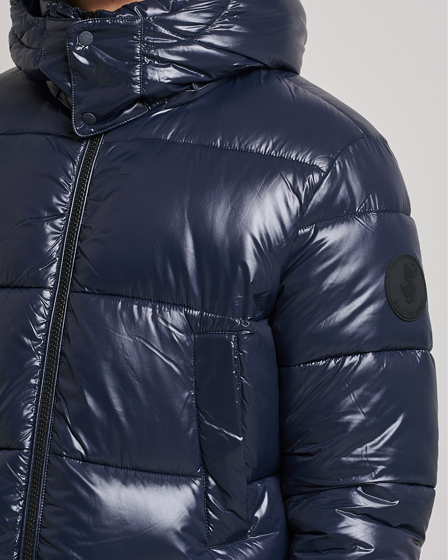 Hombres | Abrigos y chaquetas | Save The Duck | Christian Long Padded Puffer Jacket Blue Black