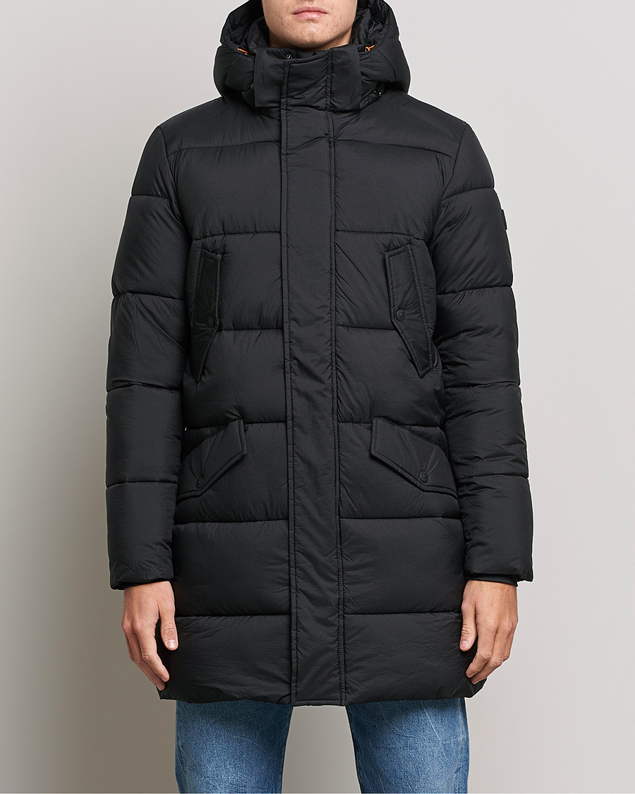 Hombres | Abrigos y chaquetas | Save The Duck | Jeremy Crinkle Nylon Parka Black
