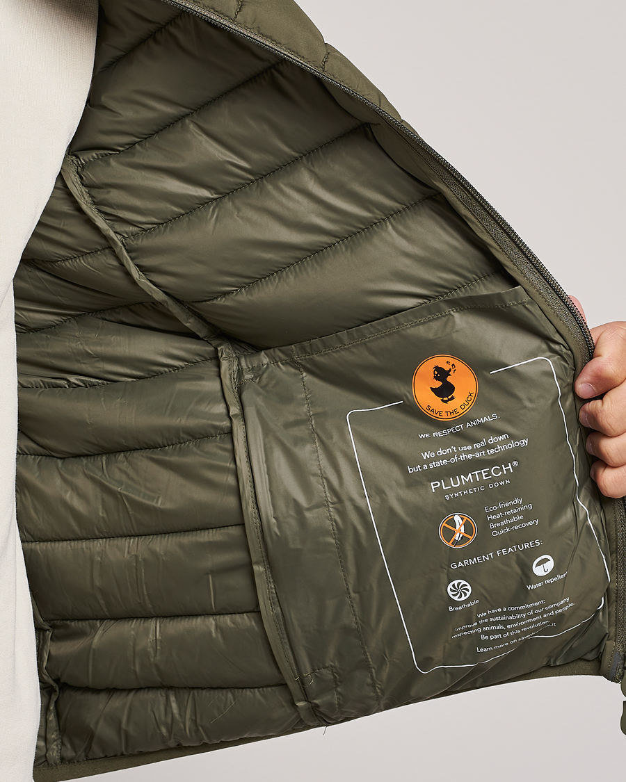 Hombres | Abrigos y chaquetas | Save The Duck | Lewis Matt Lightweight Jacket Laurel Green