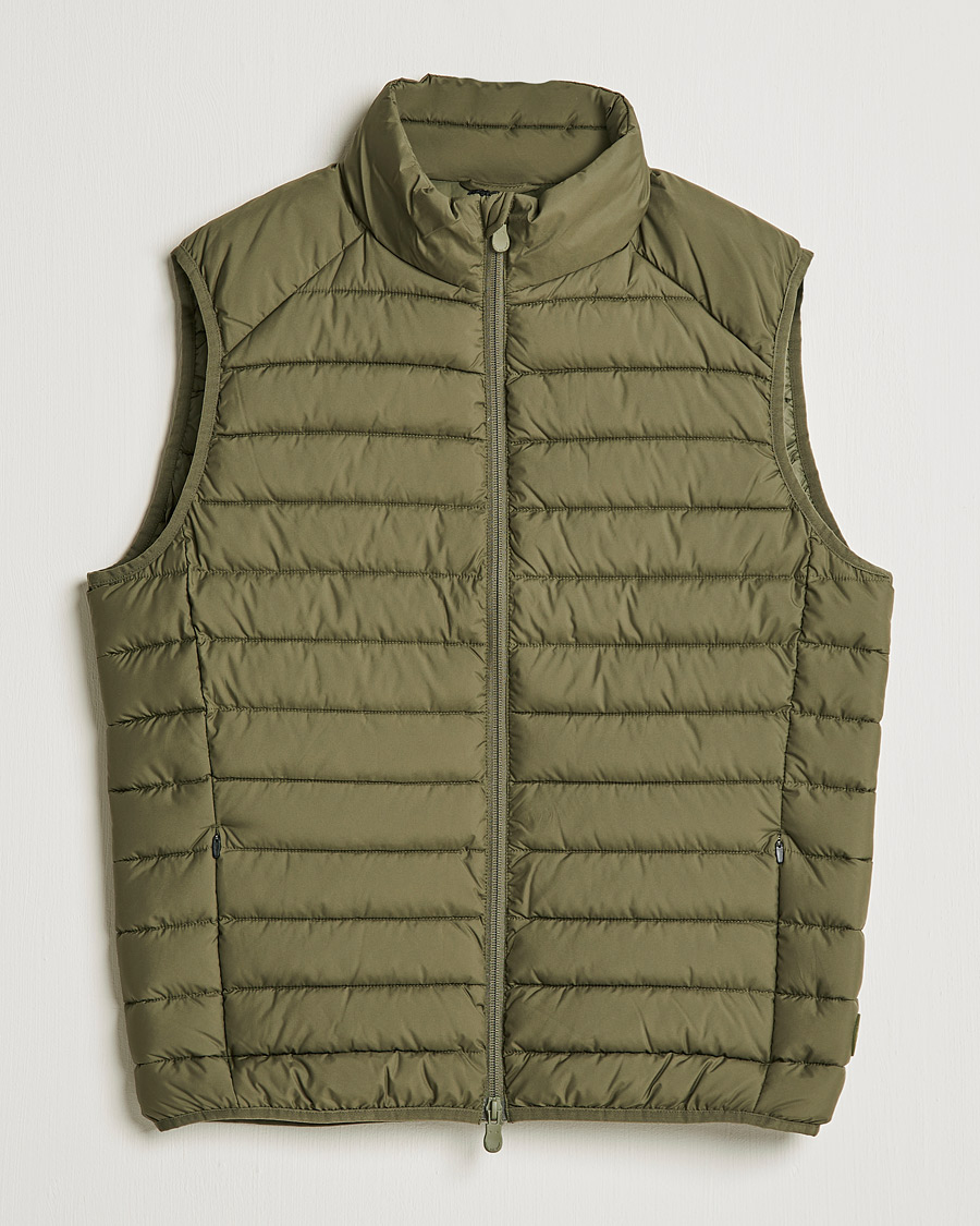 Hombres | Chalecos | Save The Duck | Liam Matt Lightweight Vest Laurel Green