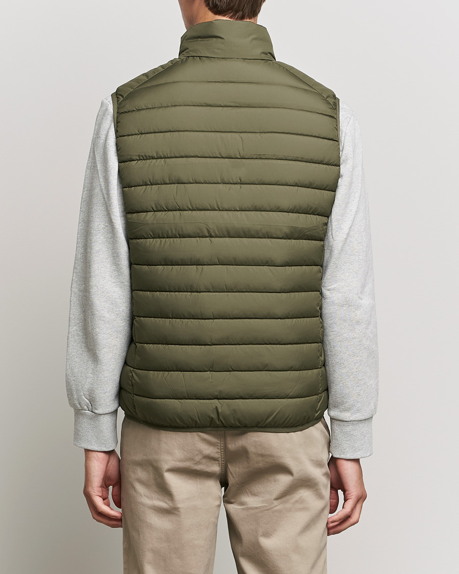 Hombres | Chalecos | Save The Duck | Liam Matt Lightweight Vest Laurel Green
