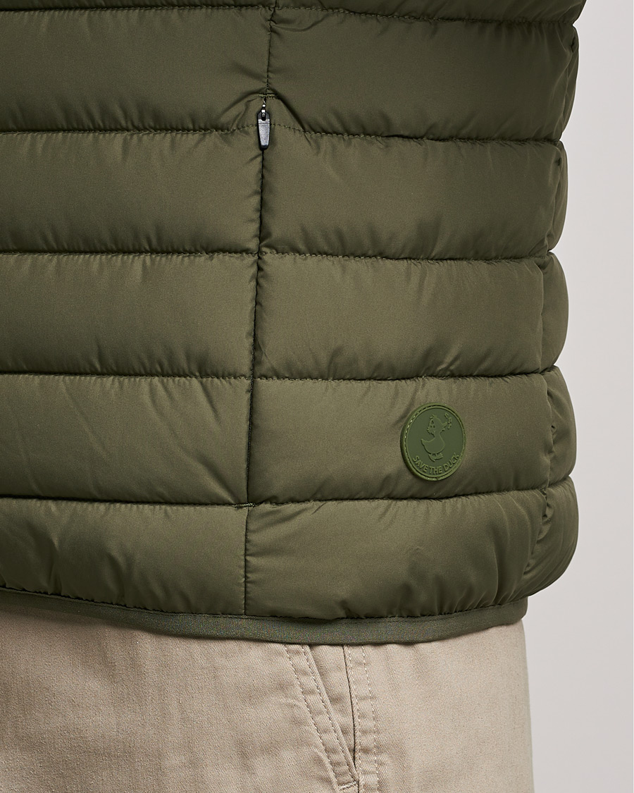 Hombres | Chalecos | Save The Duck | Liam Matt Lightweight Vest Laurel Green