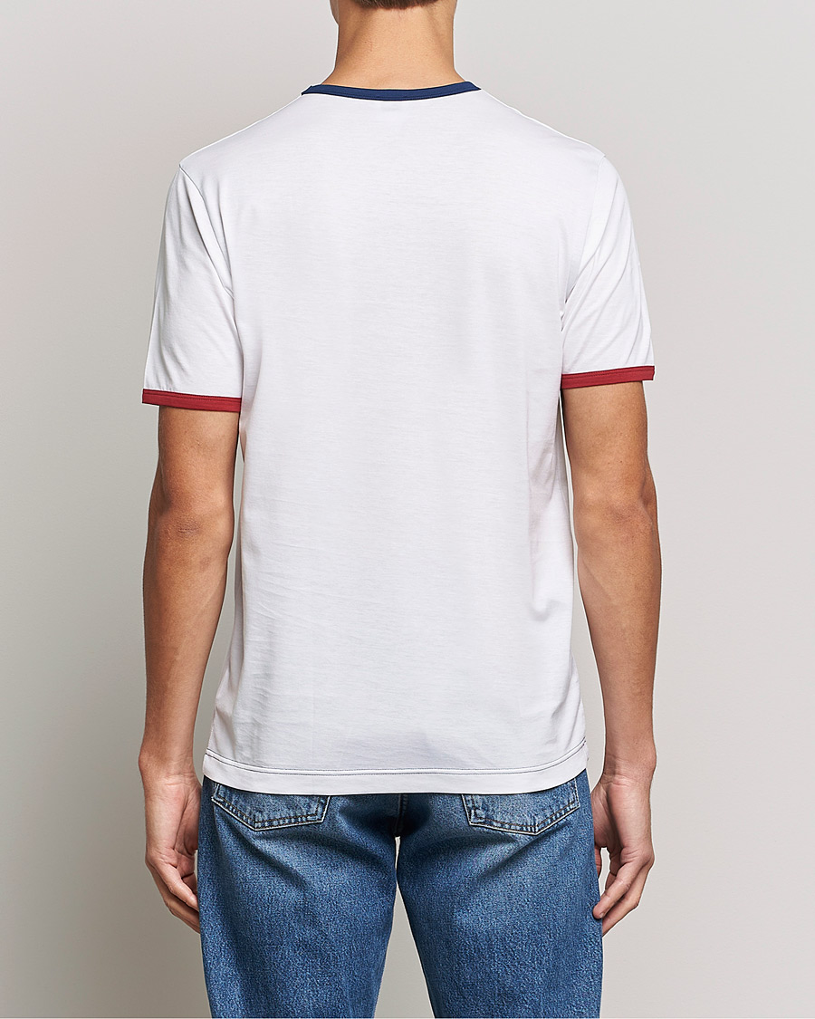 Hombres | Camisetas | Sunspel | Paul Weller Supima Cotton T-Shirt White