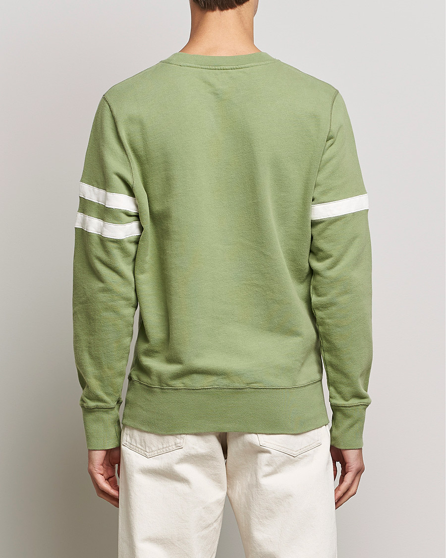Hombres | Jerséis y prendas de punto | Sunspel | Paul Weller Loopback Sweatshirt Dark Sage