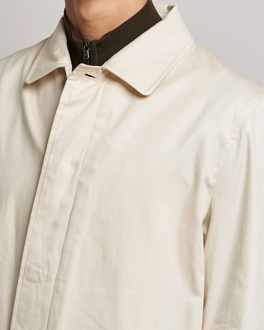 Hombres | Abrigos y chaquetas | Sunspel | Paul Weller Technical Cotton Mac Stone
