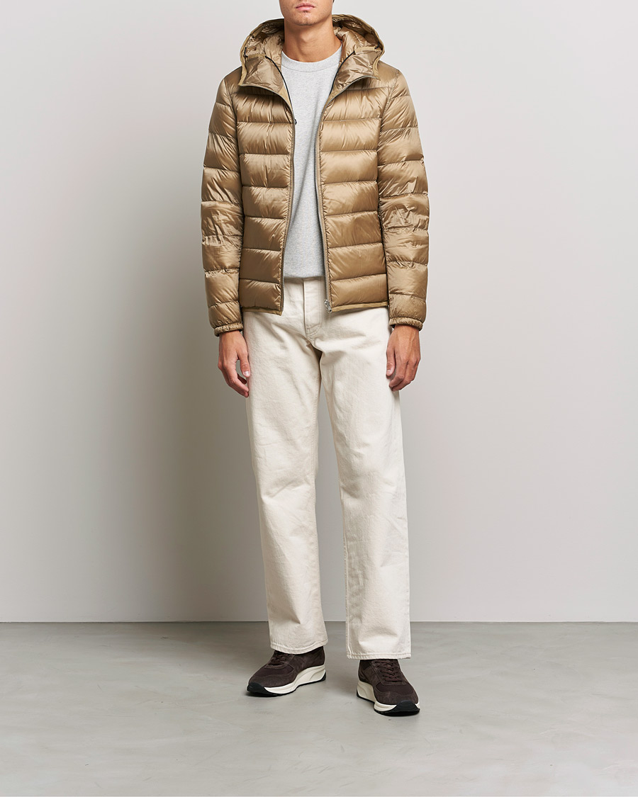 Hombres | Abrigos y chaquetas | Ten c | Hooded Down Liner Beige