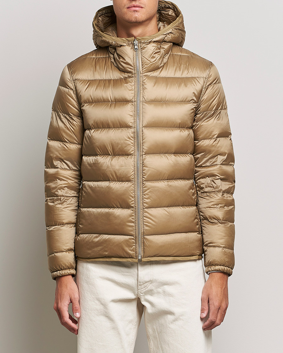 Hombres | Abrigos y chaquetas | Ten c | Hooded Down Liner Beige