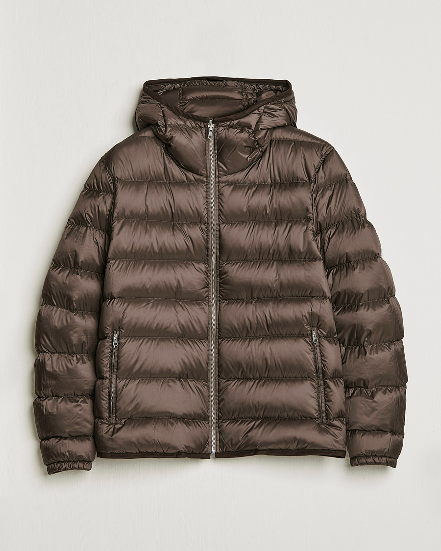 Hombres | Abrigos y chaquetas | Ten c | Hooded Down Liner Brown