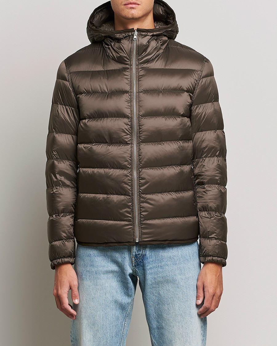 Hombres | Abrigos y chaquetas | Ten c | Hooded Down Liner Brown