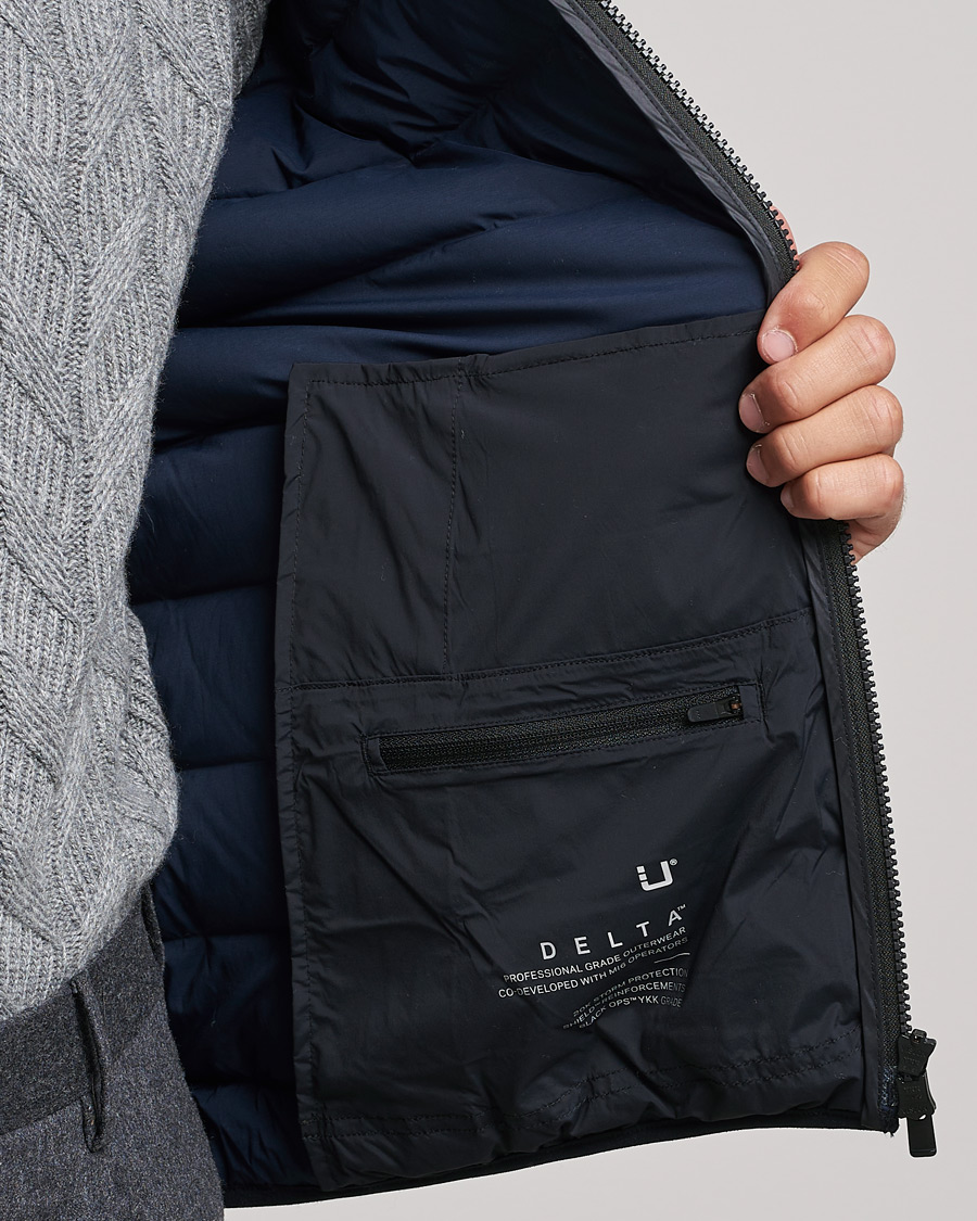 Hombres | Abrigos y chaquetas | UBR | Sonic Delta Hooded Jacket Navy