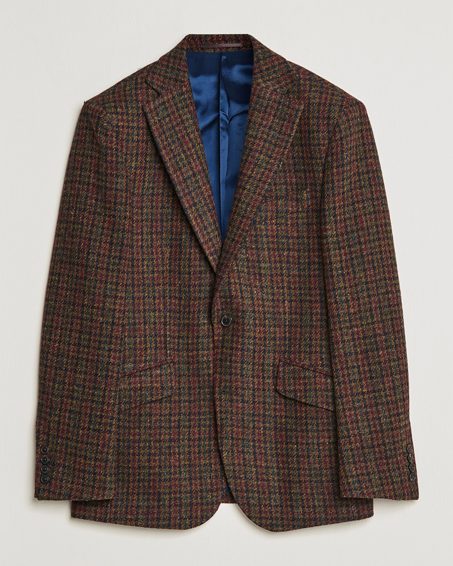 Hombres | Blazers | Walker Slater | Edward Harris Checked Tweed Blazer Green