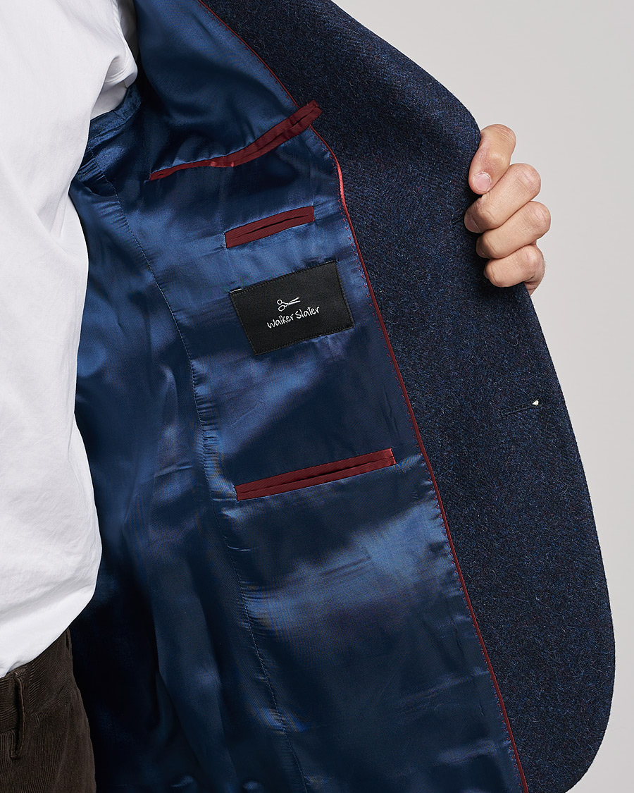 Hombres | Blazers | Walker Slater | Edward Harris Tweed Blazer Navy
