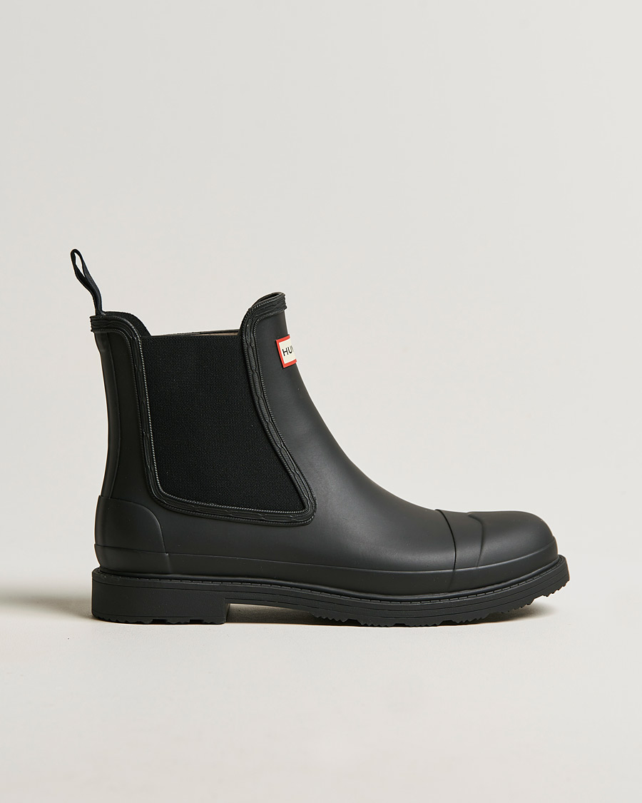 Hombres | Sobrecubiertas | Hunter Boots | Commando Chelsea Boot Black