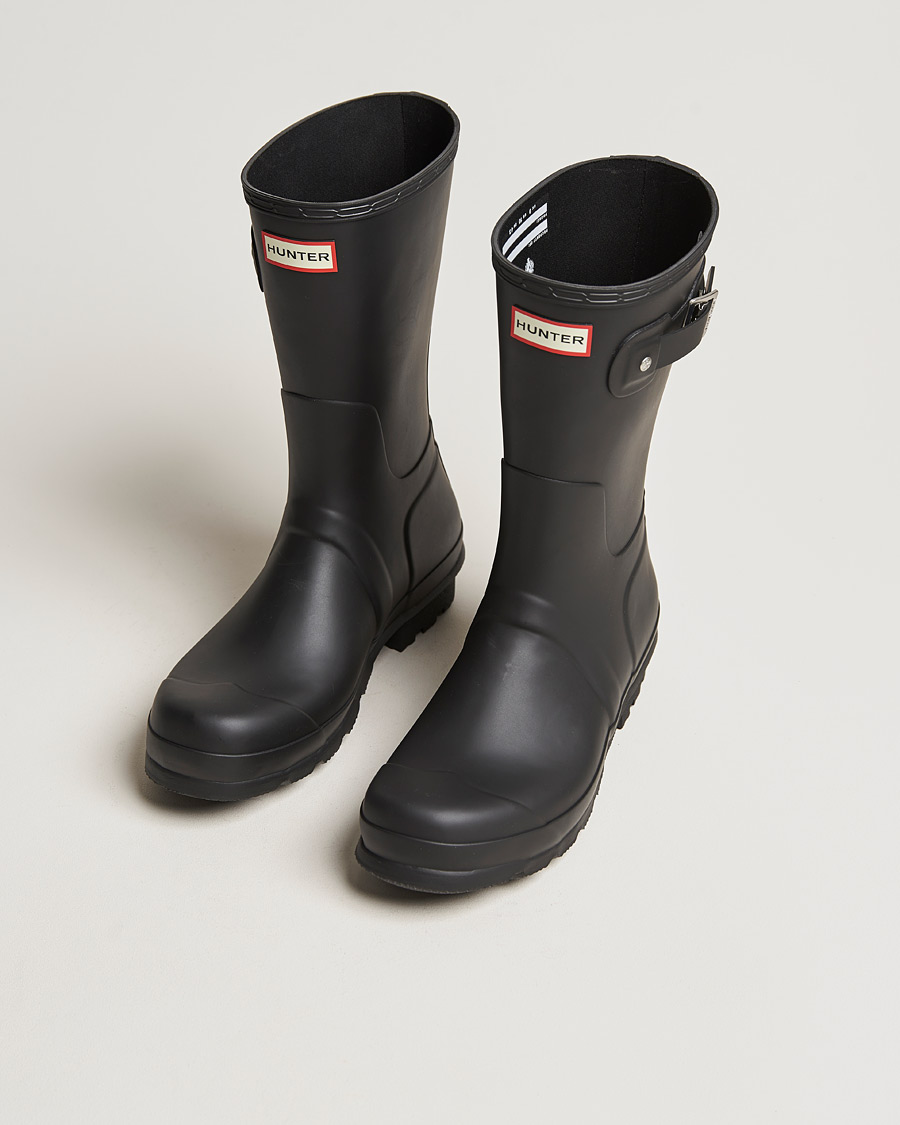 Hombres | Sobrecubiertas | Hunter Boots | Original Short Boot Black