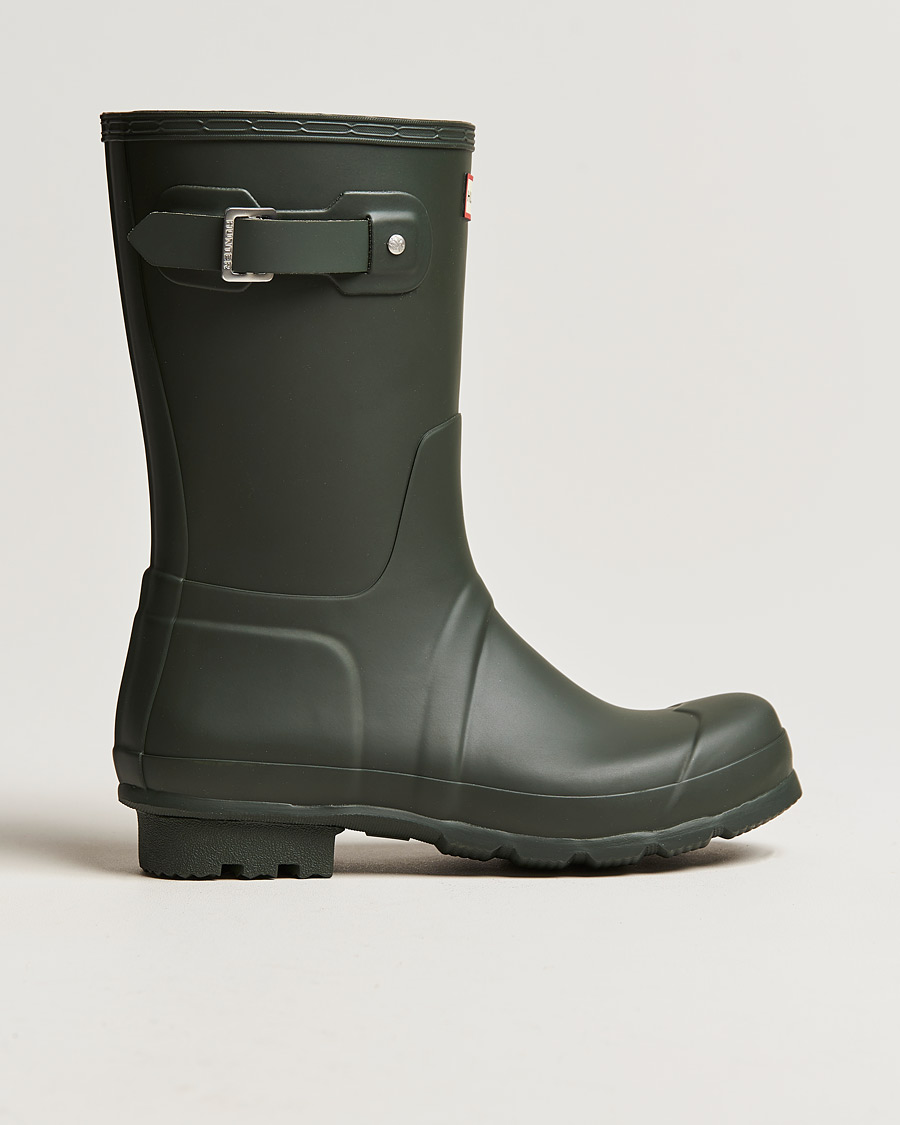 Hombres | Sobrecubiertas | Hunter Boots | Original Short Boot Dark Olive