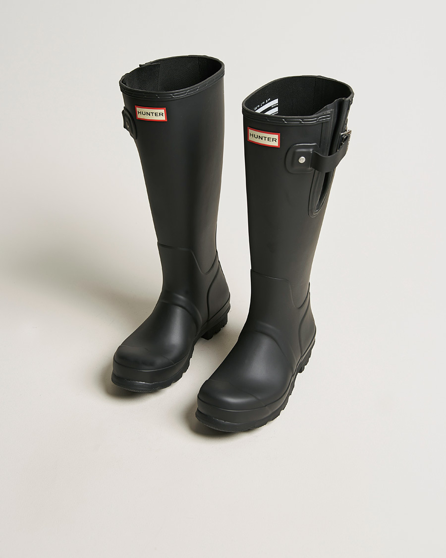Hombres | Zapatos | Hunter Boots | Original Tall Side Adjustable Boot Black