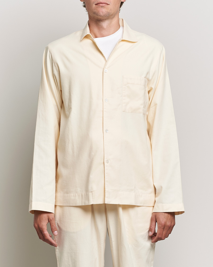Hombres | Camisetas de pijama | Tekla | Flannel Pyjama Shirt Moondust