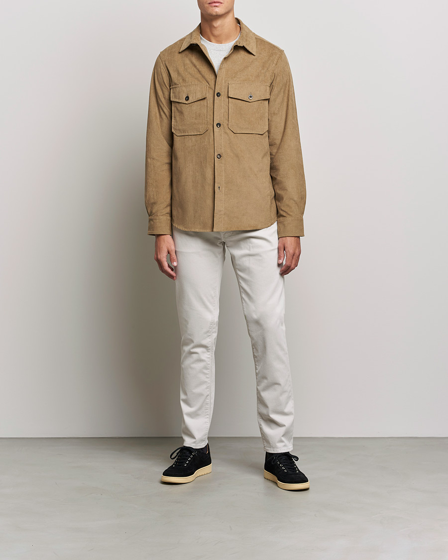 Hombres | Pantalones | Jacob Cohën | Bard 5-Pocket Cotton Trousers Off White