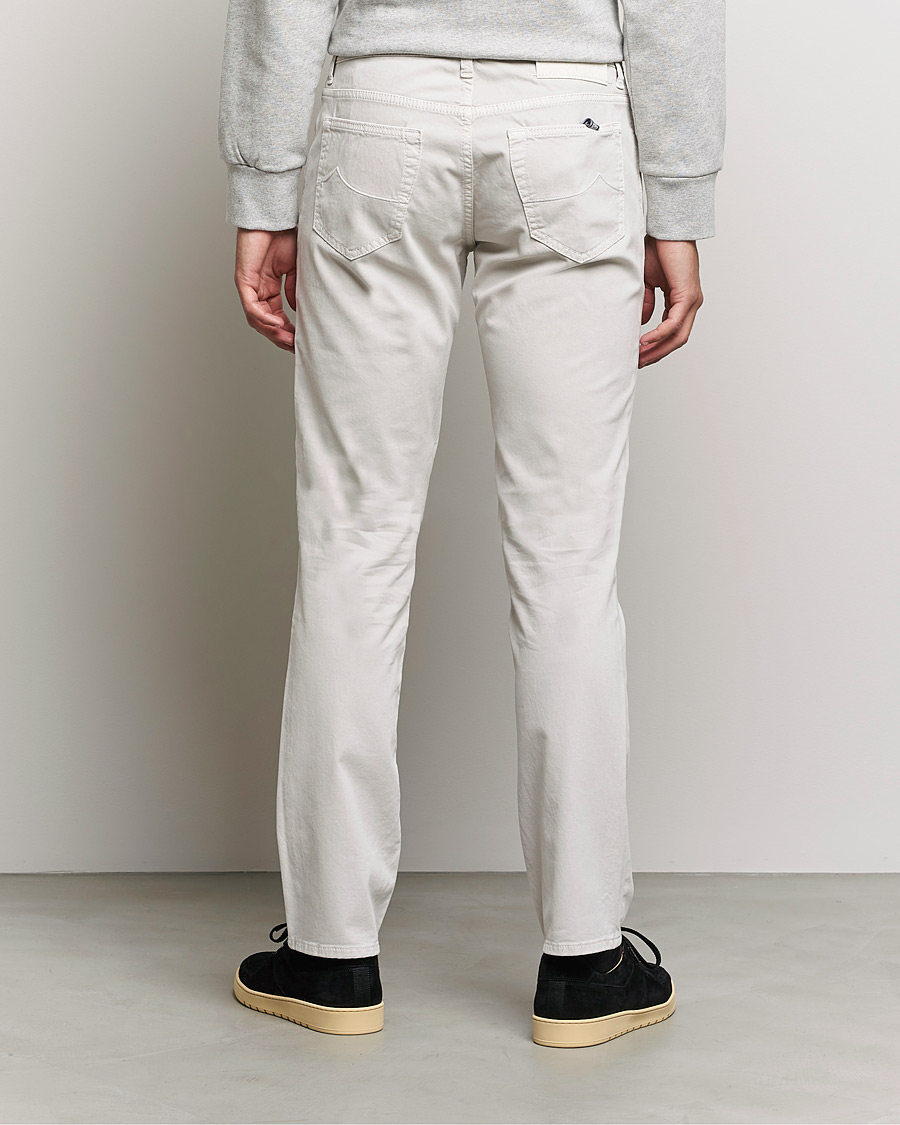 Hombres | Pantalones | Jacob Cohën | Bard 5-Pocket Cotton Trousers Off White