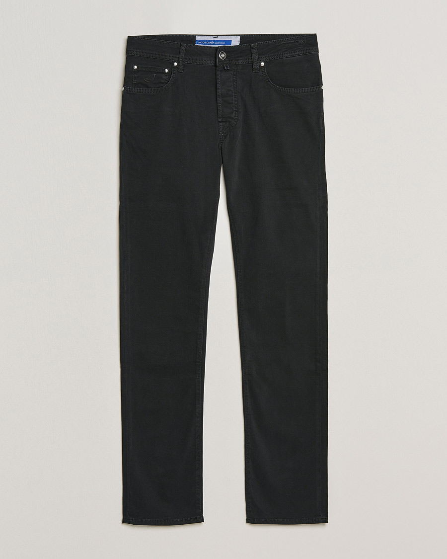 Hombres | Pantalones | Jacob Cohën | Bard 5-Pocket Cotton Trousers Black