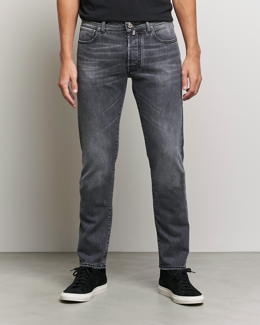 Hombres | Vaqueros | Jacob Cohën | Bard Limited Edition Slim Fit Jeans Grey/Black