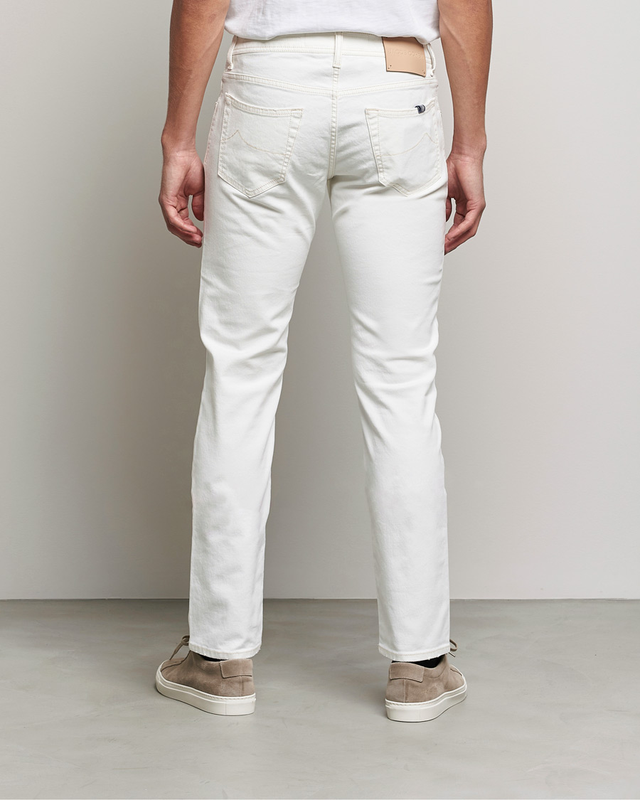 Hombres | Vaqueros | Jacob Cohën | Nick Bio Cotton Slim Fit Jeans Off White