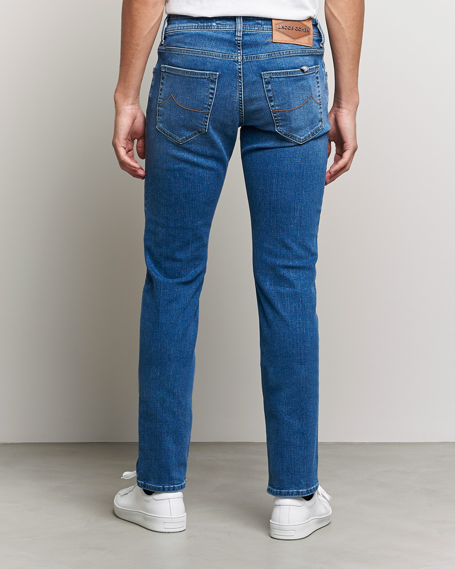 Hombres | Vaqueros | Jacob Cohën | Nick Slim Fit Stretch Jeans Light Blue