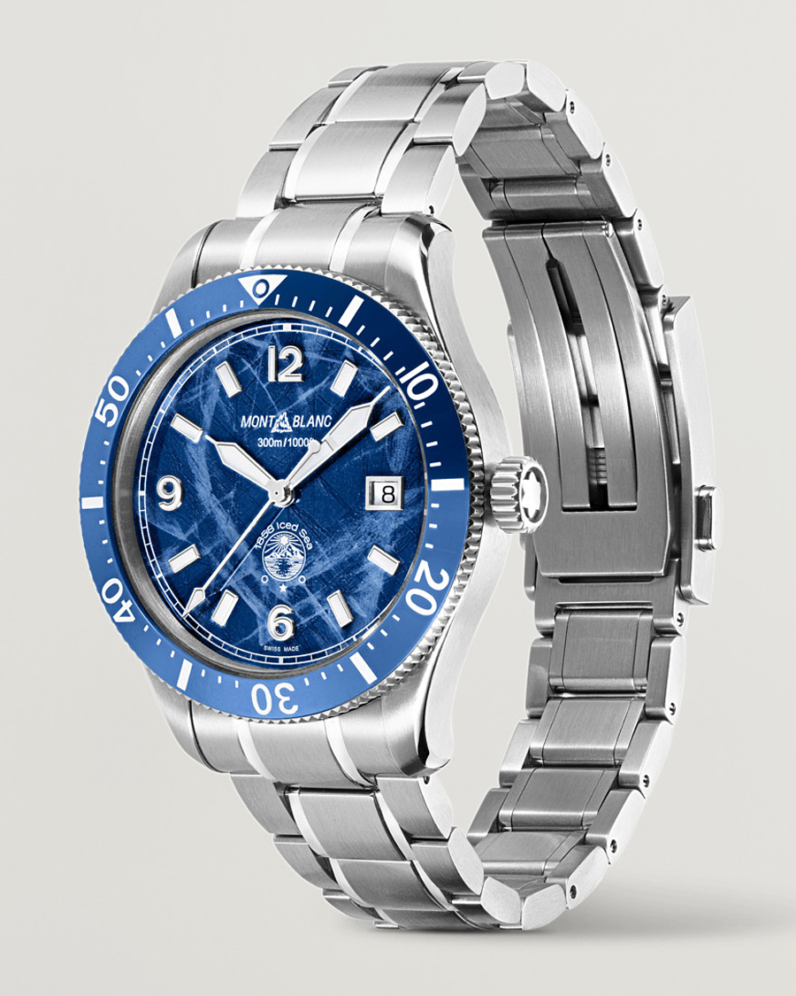 Hombres | Montblanc 1858 Iced Sea Automatic 41mm Blue | Montblanc | 1858 Iced Sea Automatic 41mm Blue