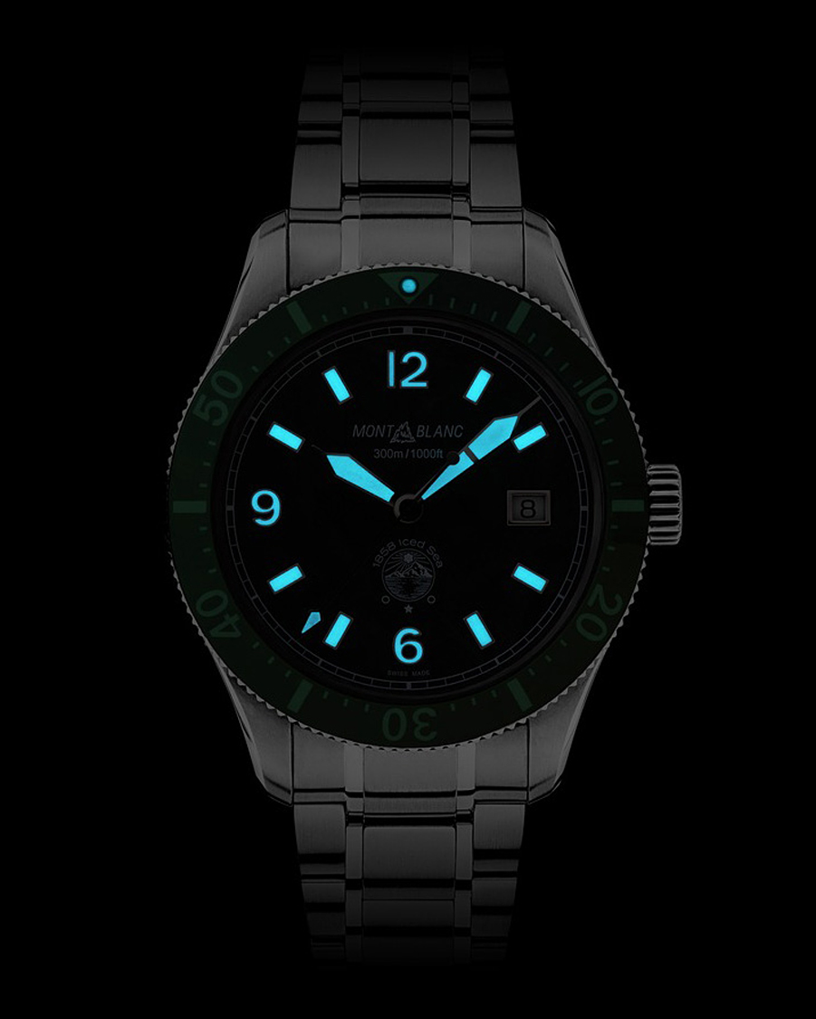 Hombres | Montblanc 1858 Iced Sea Automatic 41mm Green | Montblanc | 1858 Iced Sea Automatic 41mm Green