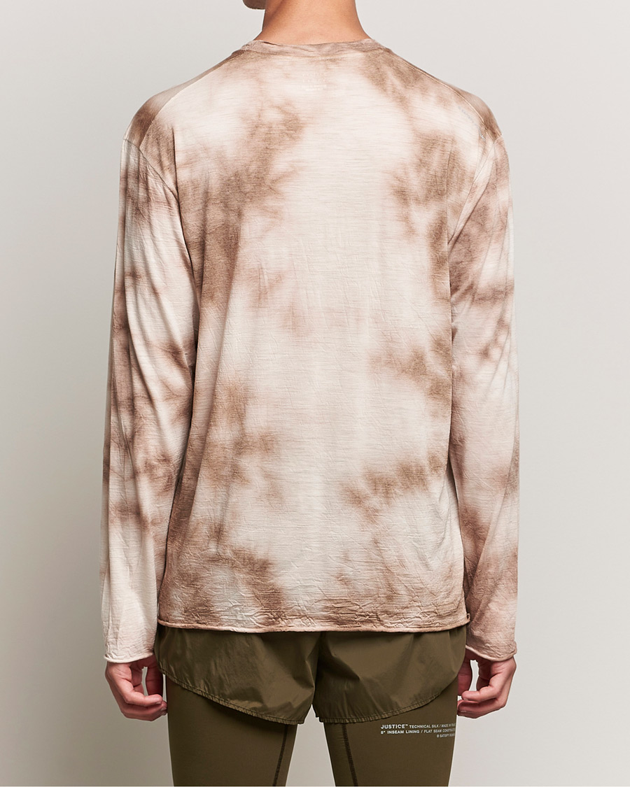 Hombres | Camisetas | Satisfy | CloudMerino Long Sleeve T-Shirt Thrush Batik