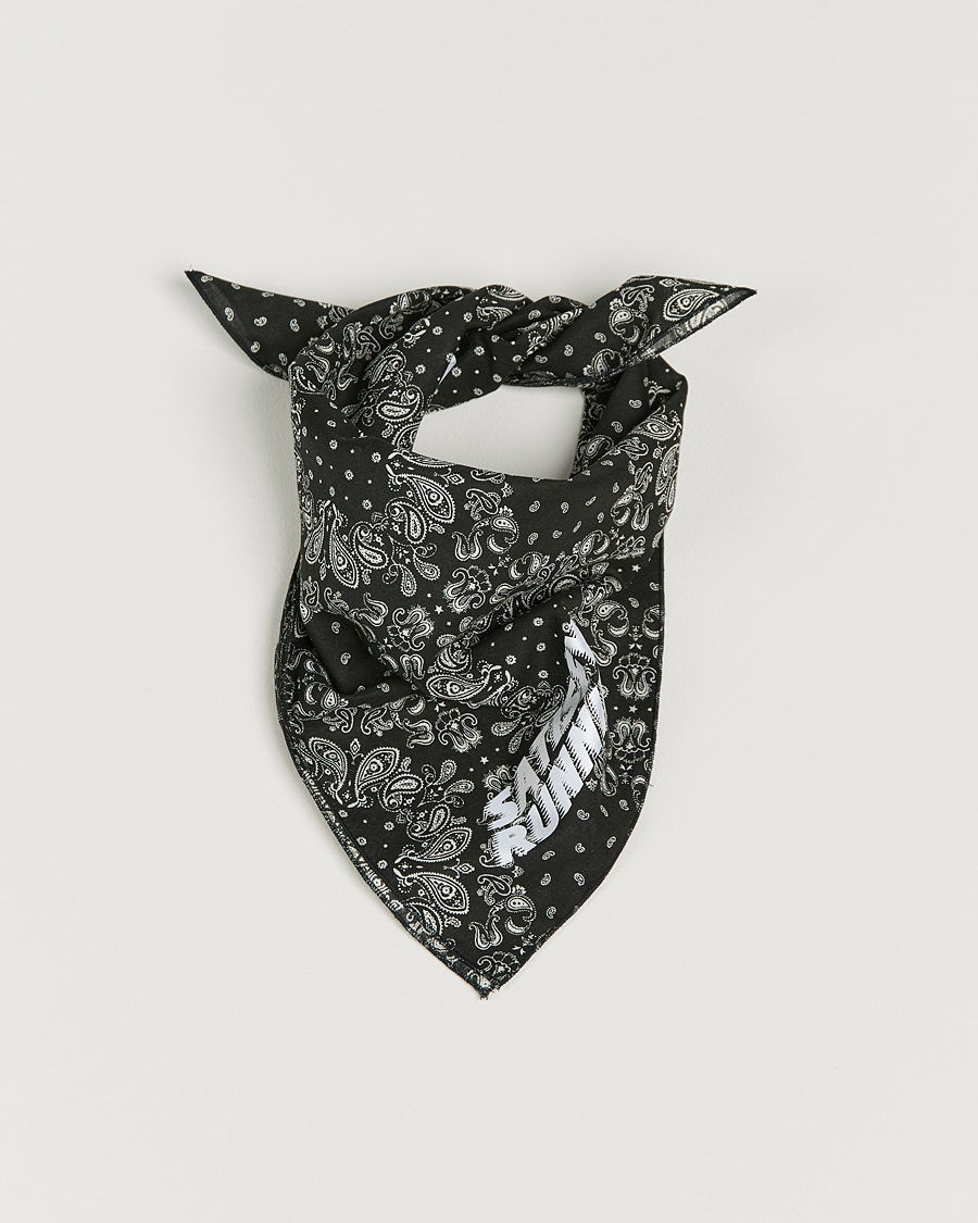Hombres | Satisfy Japanese Cotton Bandana Black | Satisfy | Japanese Cotton Bandana Black