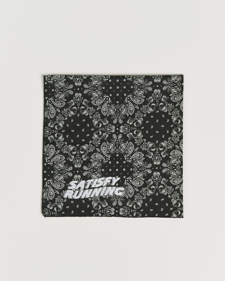 Hombres | Satisfy Japanese Cotton Bandana Black | Satisfy | Japanese Cotton Bandana Black