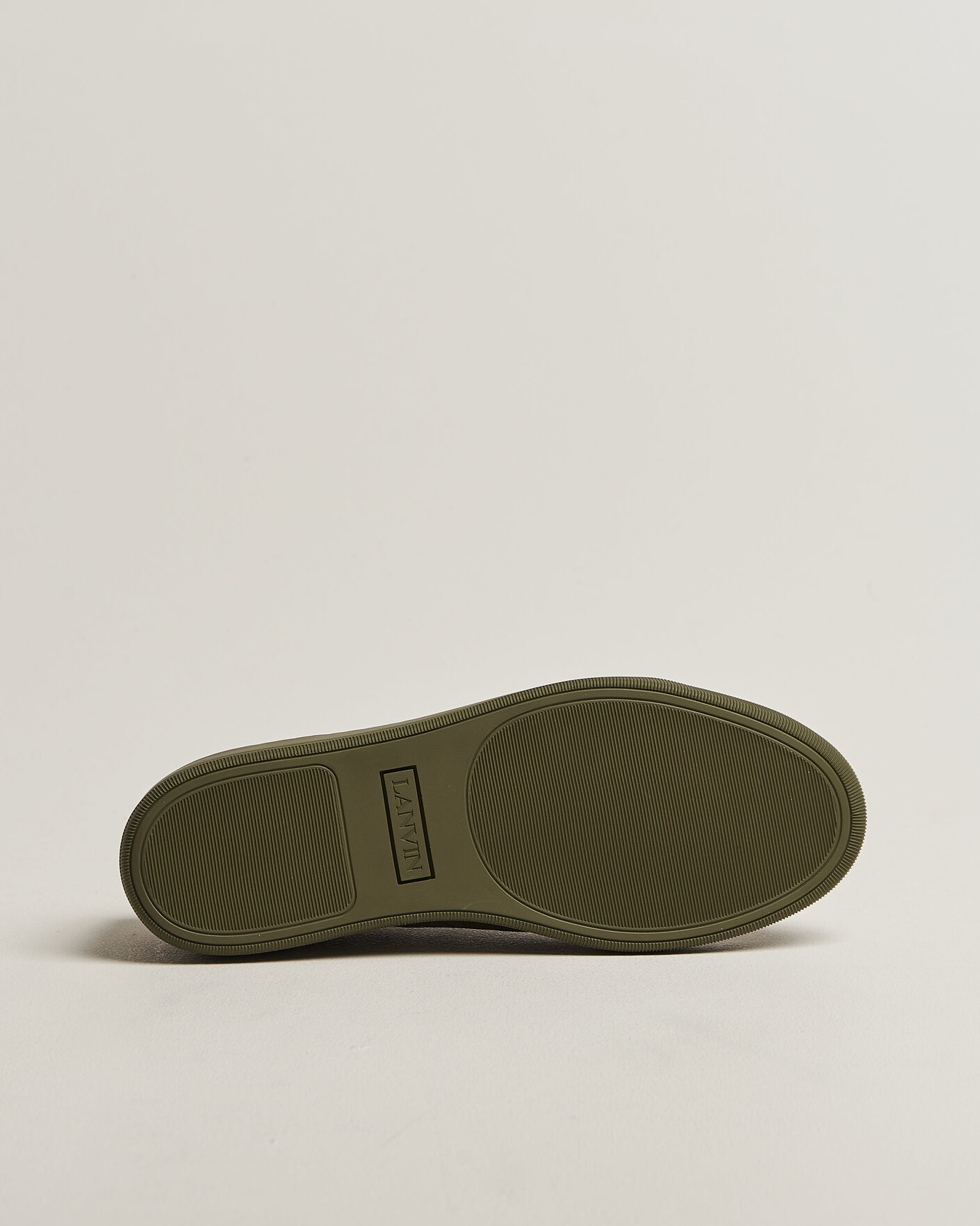 Hombres | Zapatillas | Lanvin | Patent Cap Toe Sneaker Khaki