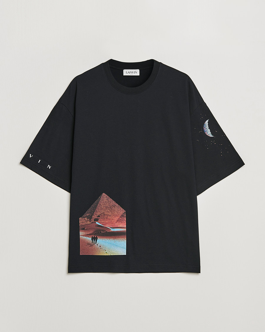 Hombres | Camisetas | Lanvin | Sci-Fi Printed T-Shirt Black