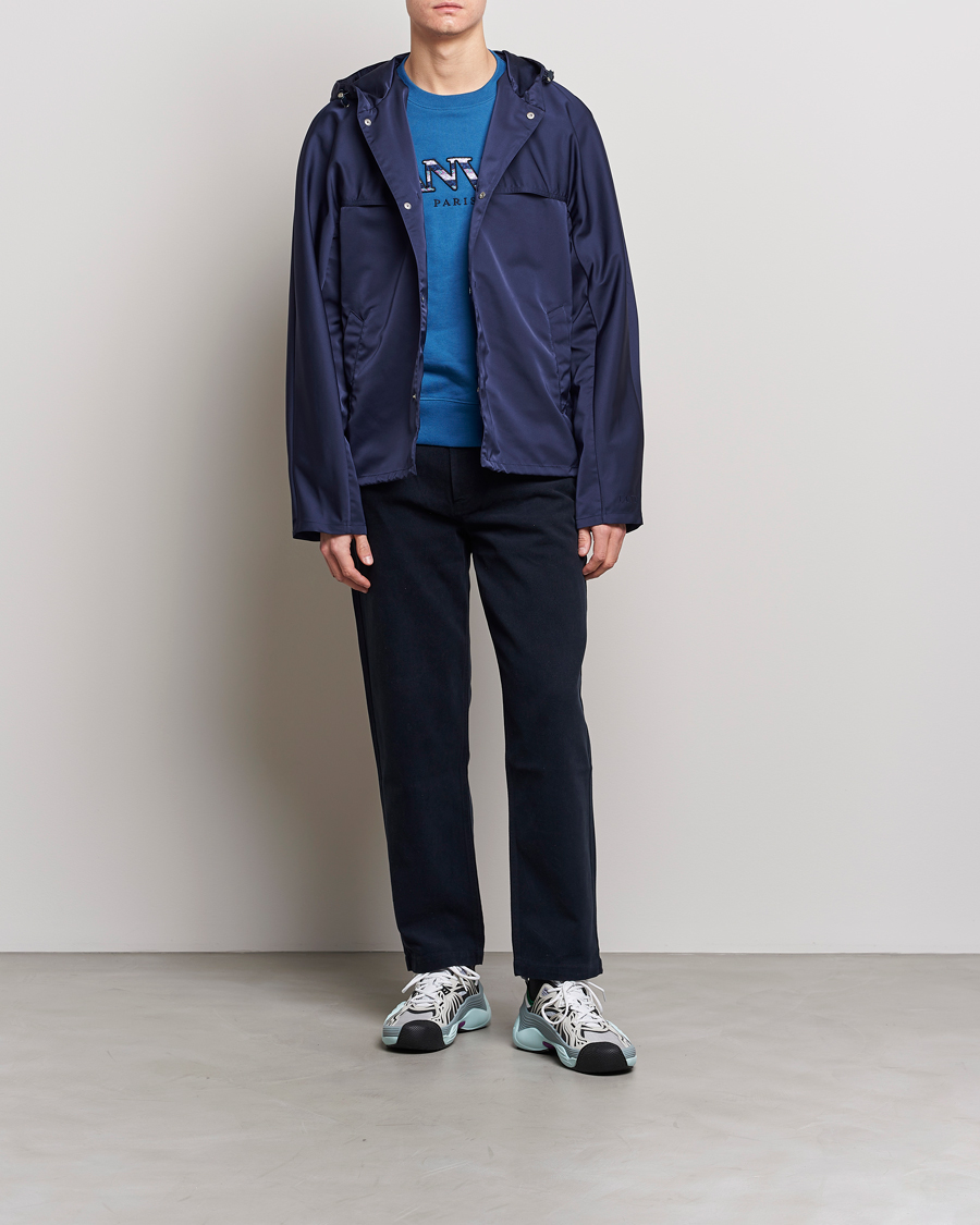Hombres | Abrigos y chaquetas | Lanvin | Packable Windbreaker Ink Blue